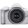 Máy Ảnh Canon EOS R50 (White) + Lens RF-S 18-45mm | Chính Hãng